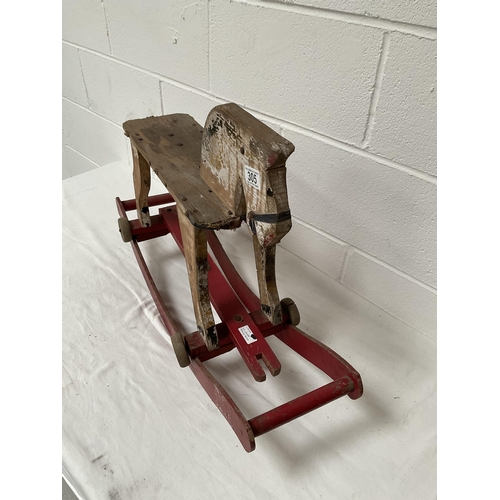 305 - VINTAGE CHILDS ROCKING HORSE - H20