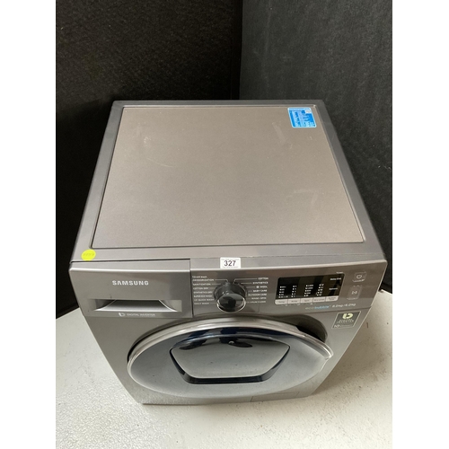 327 - SAMSUNG DIGITAL INVERTER TECHNOLOGY ECO BUBBLE 8KG WASHING MACHINE - IN VERY GOOD CONDITION - H33