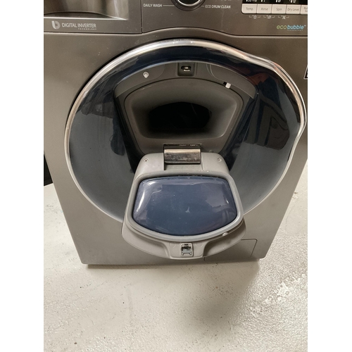 327 - SAMSUNG DIGITAL INVERTER TECHNOLOGY ECO BUBBLE 8KG WASHING MACHINE - IN VERY GOOD CONDITION - H33