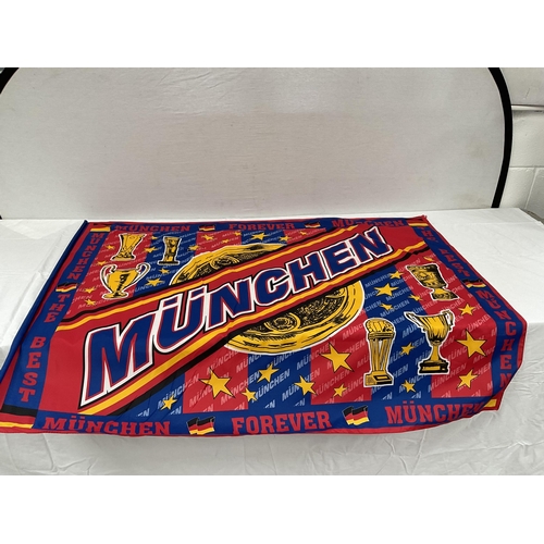 11 - QTY OF SPORTING FLAGS TO INCLUDE MANCHESTER UNITED