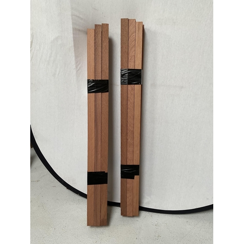 4 - 2 BUNDLES OF HARDWOOD 42 X 2.5 X 1 1/4 (12 PIECES)