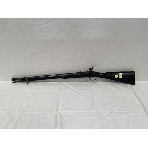 6 - VICTORIAN FLINT LOCK ORNAMENTAL RIFLE