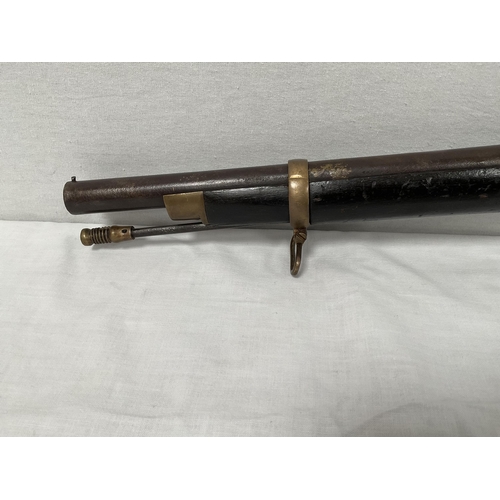 6 - VICTORIAN FLINT LOCK ORNAMENTAL RIFLE