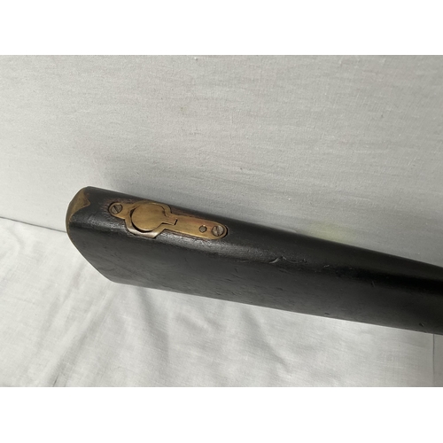 6 - VICTORIAN FLINT LOCK ORNAMENTAL RIFLE