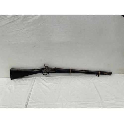 6 - VICTORIAN FLINT LOCK ORNAMENTAL RIFLE