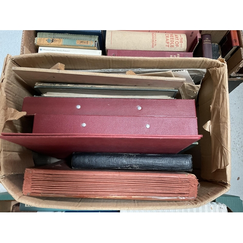 48 - 9 BOXES OF BOOKS, FILES ETC