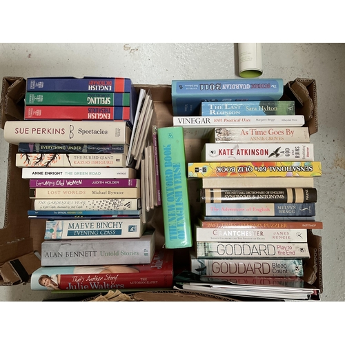 48 - 9 BOXES OF BOOKS, FILES ETC