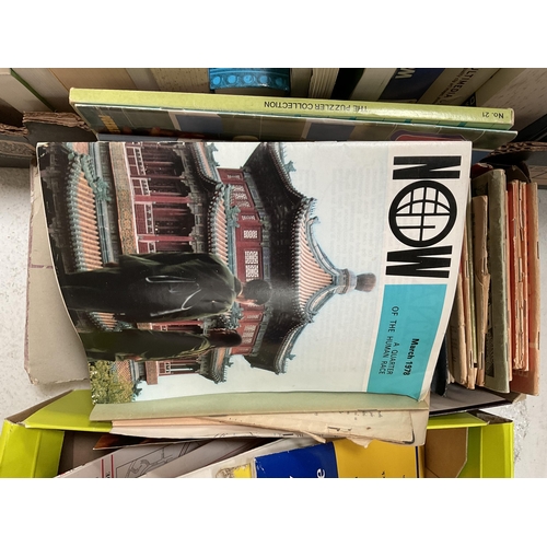 48 - 9 BOXES OF BOOKS, FILES ETC