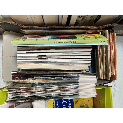 48 - 9 BOXES OF BOOKS, FILES ETC