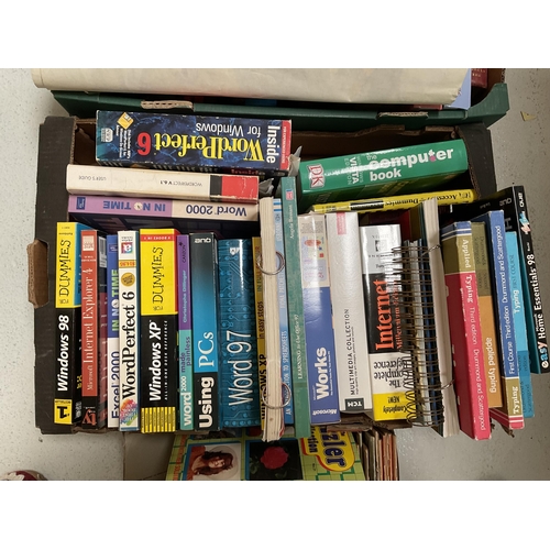 48 - 9 BOXES OF BOOKS, FILES ETC