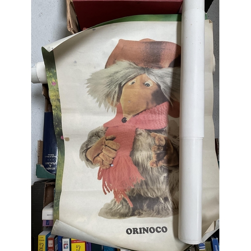 48 - 9 BOXES OF BOOKS, FILES ETC