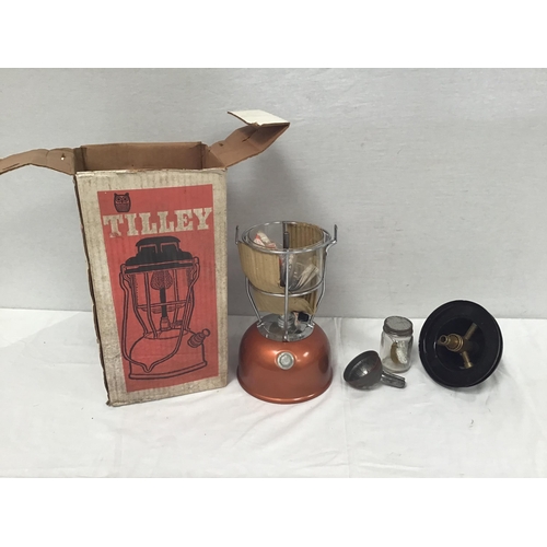 71 - VINTAGE BOXED TILLEY LAMP AND PARTS