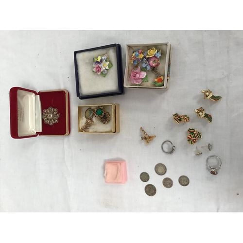72 - CRATE AND A BOX OF COSTUME JEWELLERY ETC