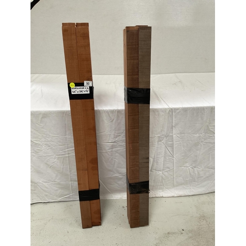 90 - 2 BUNDLES OF HARDWOOD 46 X 2.5 X 1 1/4 (12 PIECES)
