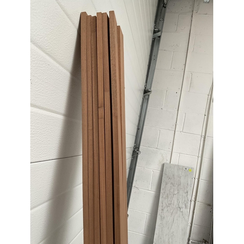 110 - 12 PIECES OF HARDWOOD 87 X 2 1/4