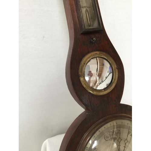 39 - VICTORIAN BANJO BAROMETER