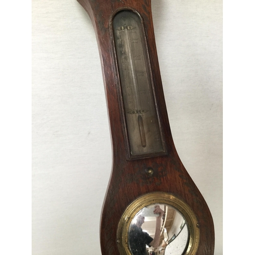 39 - VICTORIAN BANJO BAROMETER