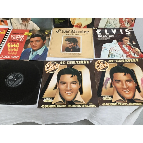 47 - CASE OF ELVIS RECORDS