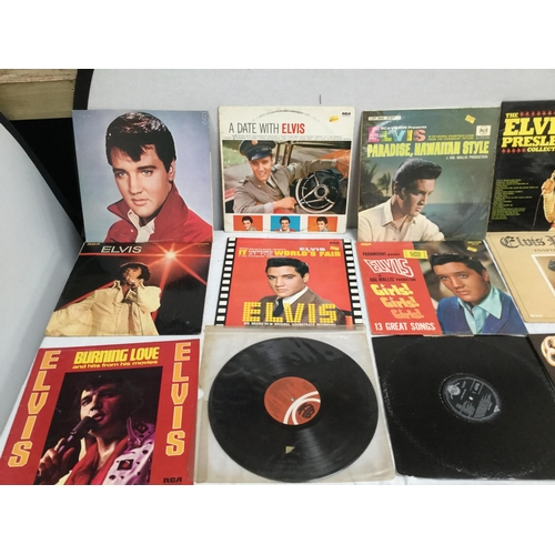 47 - CASE OF ELVIS RECORDS