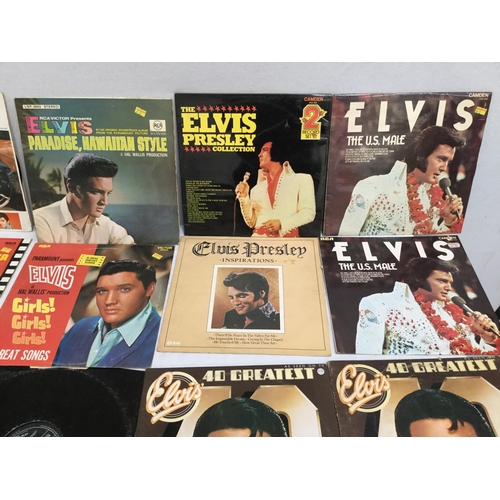 47 - CASE OF ELVIS RECORDS