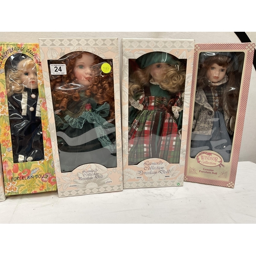 24 - COLLECTION OF COLLECTORS DOLLS (7)