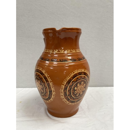 25 - LARGE GLAZED POTTERY VASE H 11