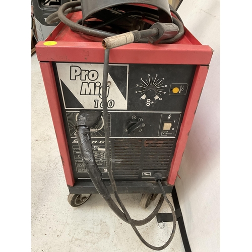 73 - SNAP ON PRO MIG 160 GAS WELDER- SOLD AS SEEN