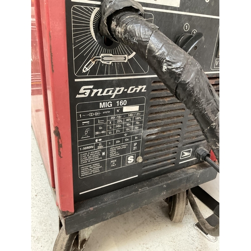 73 - SNAP ON PRO MIG 160 GAS WELDER- SOLD AS SEEN