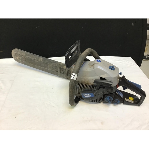 78 - MACALISTER PETROL CHAINSAW SOLD AS SEEN