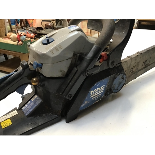 78 - MACALISTER PETROL CHAINSAW SOLD AS SEEN