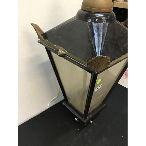 87 - REPRODUCTION STREET LAMP TOP H 29