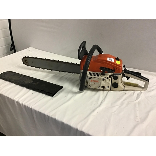 99 - STIHL PETROL CHAINSAW W/O