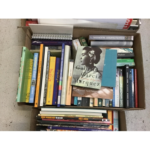 126 - 6 BOXES OF BOOKS