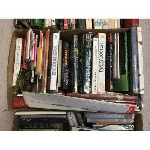 126 - 6 BOXES OF BOOKS