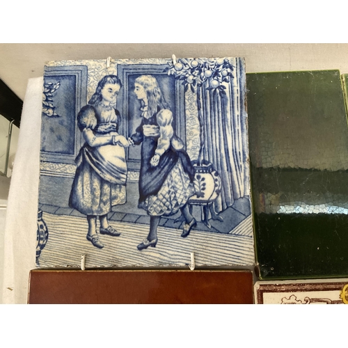 156 - LARGE COLLECTION OF VICTORIAN AND LATER TILES