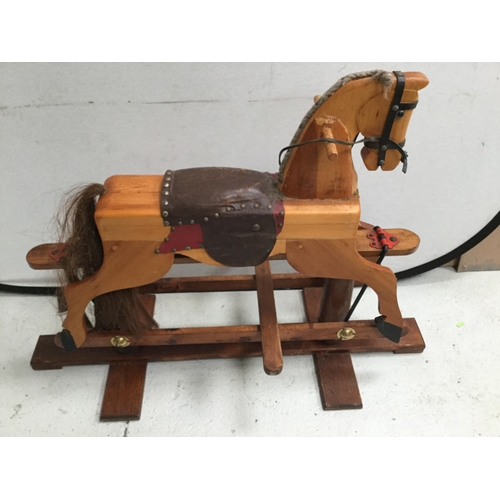 247 - VINTAGE ROCKING HORSE H 31