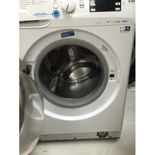 250 - INDESIT 9KG 1400RPM AUTOMATIC WASHING MACHINE