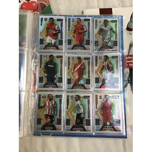 324 - BOX OF FOOTBALL ALBUM STICKERS AND MODEL FOOTBALLERS