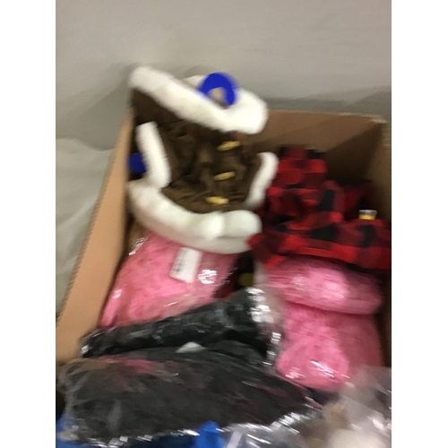 349 - BOX OF NEW TRACK SUITS ETC