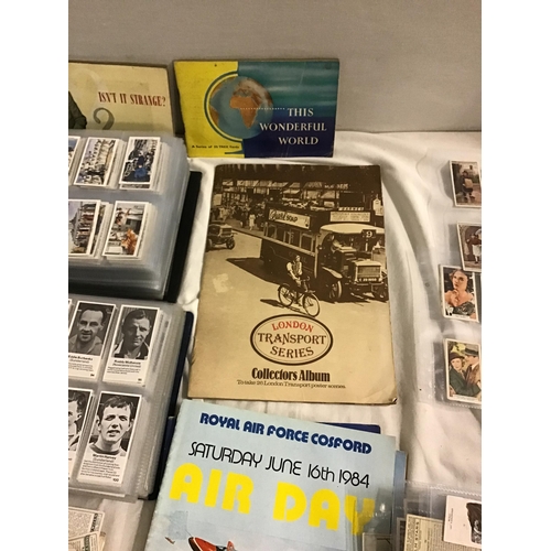 350 - CRATE OF CIGARETTE ALBUMS COMPLETE WITH CARDS