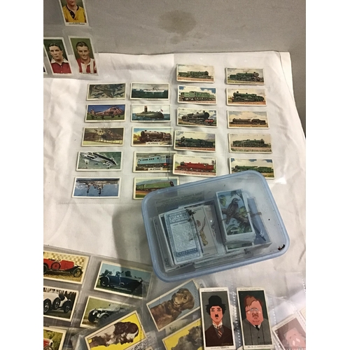 350 - CRATE OF CIGARETTE ALBUMS COMPLETE WITH CARDS