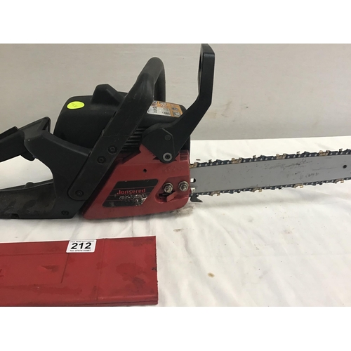 212 - JONSERED PETROL CHAINSAW