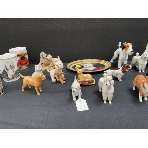 183 - QTY OF ANIMAL ORNAMENTS TO INCLUDE BESWICK ETC