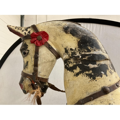 364 - VICTORIAN COLLINSON ROCKING HORSE - WORMED A/F L 52