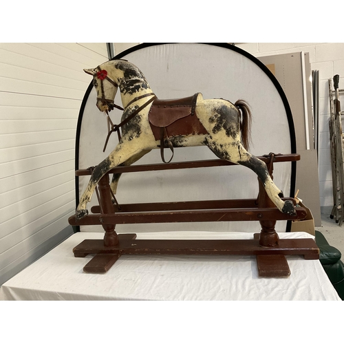 364 - VICTORIAN COLLINSON ROCKING HORSE - WORMED A/F L 52