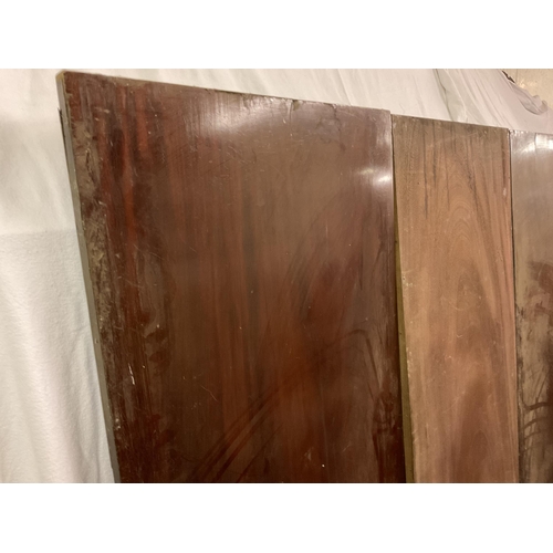 38 - 6 VICTORIAN MAHOGANY BOARDS - H74