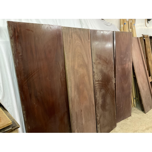 38 - 6 VICTORIAN MAHOGANY BOARDS - H74