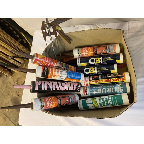 59 - BOX OF SEALANT AND A BOX OF POWDER RESIN