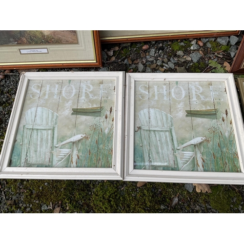 67 - QTY OF MODERN FRAMED PICTURES AND PRINT