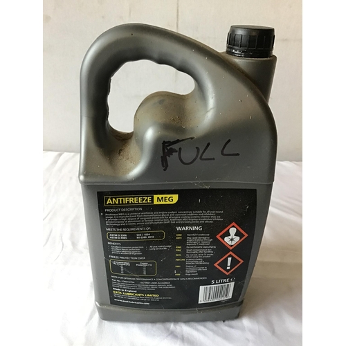 187 - TUB OF ANTIFREEZE 5L